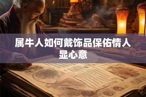 属牛人如何戴饰品保佑情人显心意 属牛人如何戴饰品保佑情人显心意