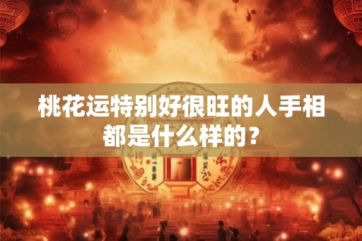 桃花运特别好很旺的人手相都是什么样的？