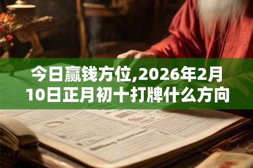 今日赢钱方位,2026年2月10日正月初十打牌什么方向好