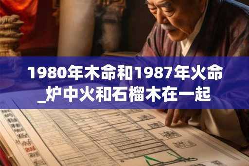 1980年木命和1987年火命_炉中火和石榴木在一起
