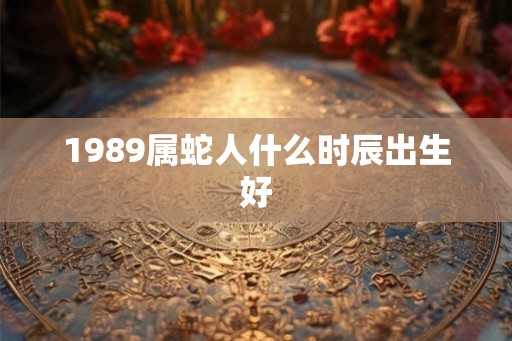 1989属蛇人什么时辰出生好