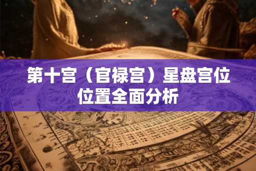 第十宫（官禄宫）星盘宫位位置全面分析
