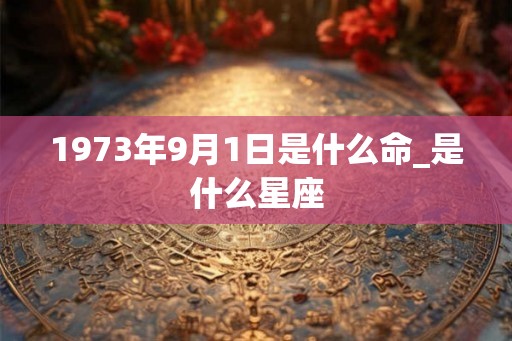1973年9月1日是什么命_是什么星座 1973年9月1日是什么命_是什么星座