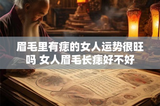 眉毛里有痣的女人运势很旺吗 女人眉毛长痣好不好 眉毛里有痣的女人运势很旺吗 女人眉毛长痣好不好