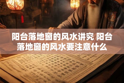 阳台落地窗的风水讲究 阳台落地窗的风水要注意什么