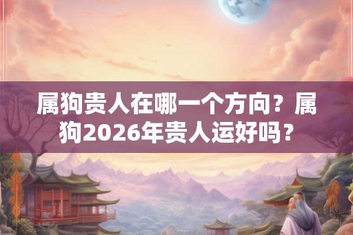 属狗贵人在哪一个方向？属狗2026年贵人运好吗？