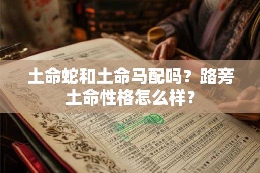 土命蛇和土命马配吗?路旁土命性格怎么样? 土命蛇和土命马配吗?路旁土命性格怎么样?