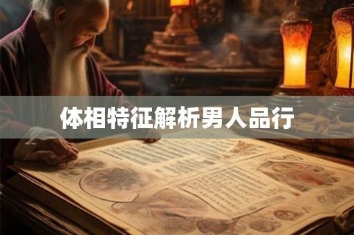 体相特征解析男人品行 体相特征解析男人品行