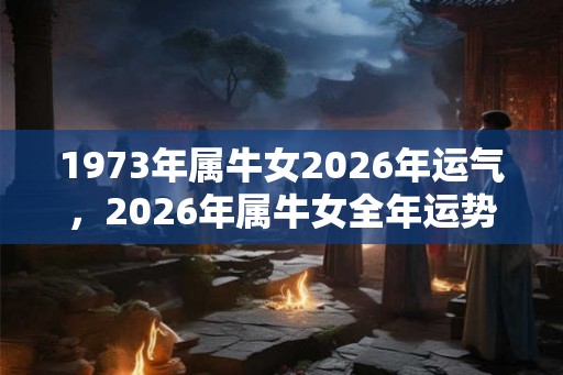 1973年属牛女2026年运气，2026年属牛女全年运势1973年出生