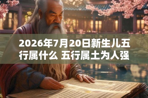 2026年7月20日新生儿五行属什么 五行属土为人强势