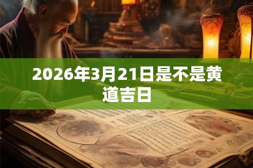 2026年3月21日是不是黄道吉日