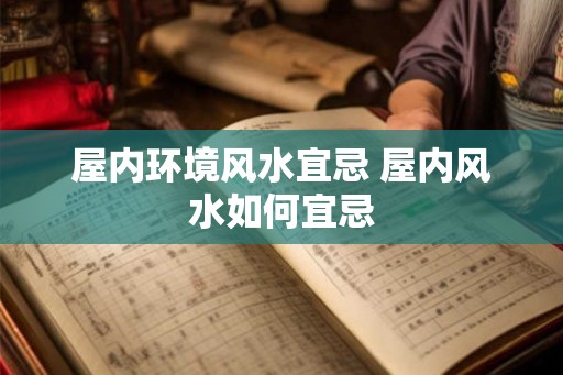 屋内环境风水宜忌 屋内风水如何宜忌