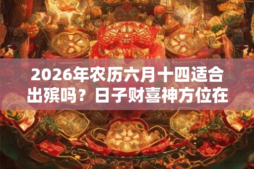 2026年农历六月十四适合出殡吗？日子财喜神方位在哪？