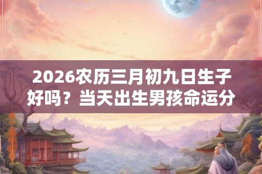 2026农历三月初九日生子好吗?当天出生男孩命运分析 2026农历三月初九日生子好吗?当天出生男孩命运分析