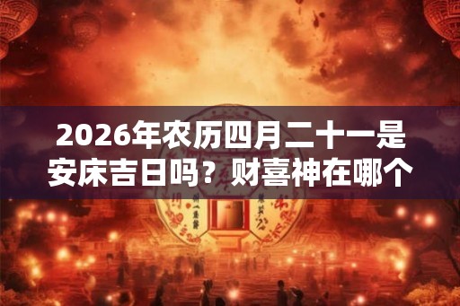 2026年农历四月二十一是安床吉日吗？财喜神在哪个位置？