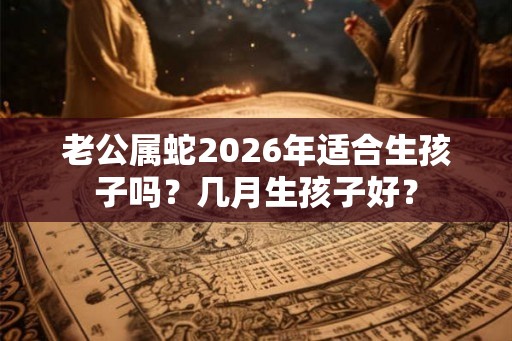 老公属蛇2026年适合生孩子吗?几月生孩子好? 老公属蛇2026年适合生孩子吗?几月生孩子好?