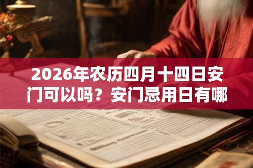 2026年农历四月十四日安门可以吗？安门忌用日有哪些？