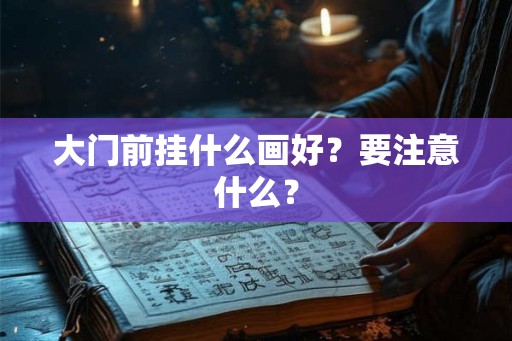 大门前挂什么画好？要注意什么？