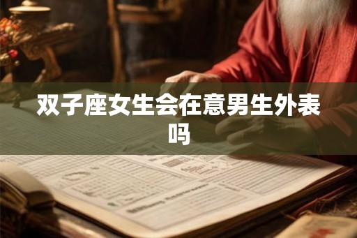 双子座女生会在意男生外表吗