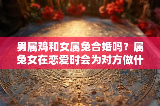 男属鸡和女属兔合婚吗？属兔女在恋爱时会为对方做什么？