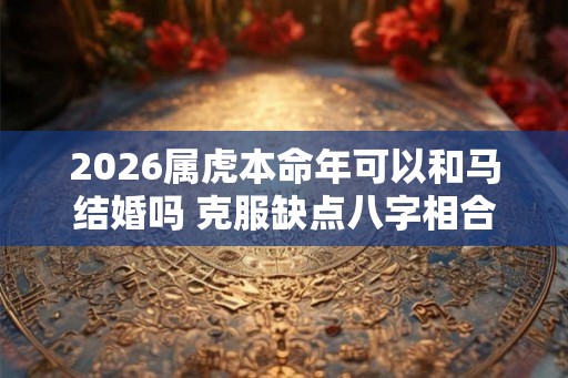 2026属虎本命年可以和马结婚吗 克服缺点八字相合