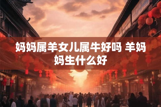 妈妈属羊女儿属牛好吗 羊妈妈生什么好