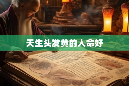天生头发黄的人命好