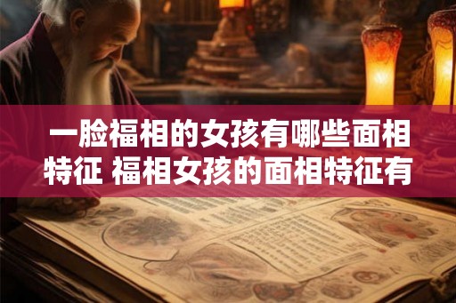 一脸福相的女孩有哪些面相特征 福相女孩的面相特征有哪些