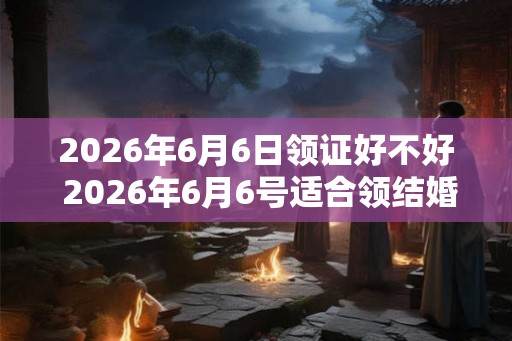 2026年6月6日领证好不好 2026年6月6号适合领结婚证吗