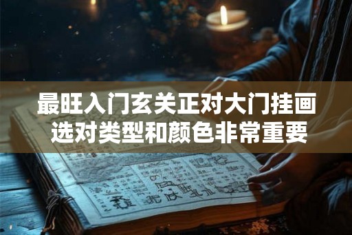 最旺入门玄关正对大门挂画 选对类型和颜色非常重要