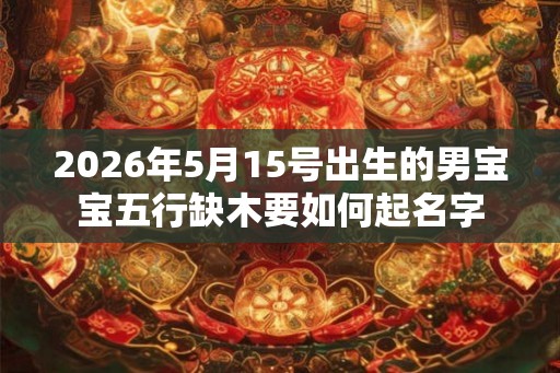 2026年5月15号出生的男宝宝五行缺木要如何起名字