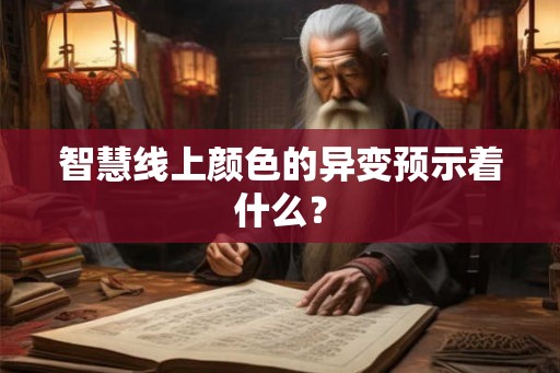 智慧线上颜色的异变预示着什么？