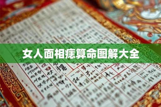 女人面相痣算命图解大全