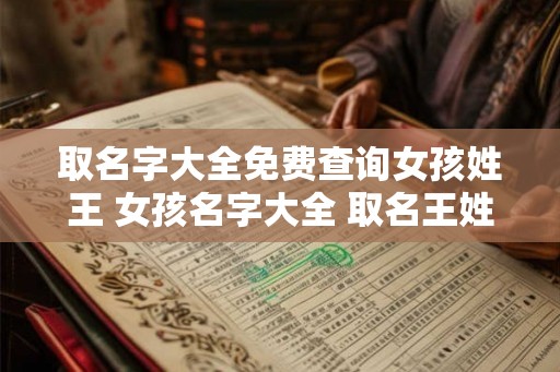 取名字大全免费查询女孩姓王 女孩名字大全 取名王姓