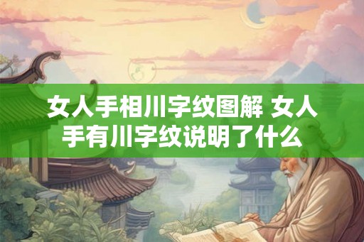 女人手相川字纹图解 女人手有川字纹说明了什么