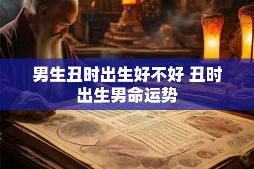 男生丑时出生好不好 丑时出生男命运势