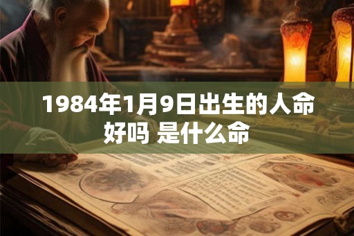1984年1月9日出生的人命好吗 是什么命