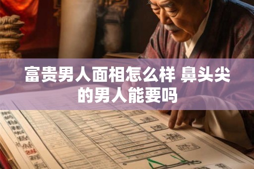 富贵男人面相怎么样 鼻头尖的男人能要吗