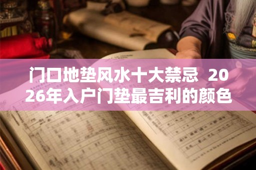 门口地垫风水十大禁忌  2026年入户门垫最吉利的颜色