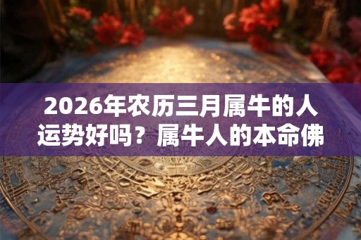2026年农历三月属牛的人运势好吗？属牛人的本命佛是什么？