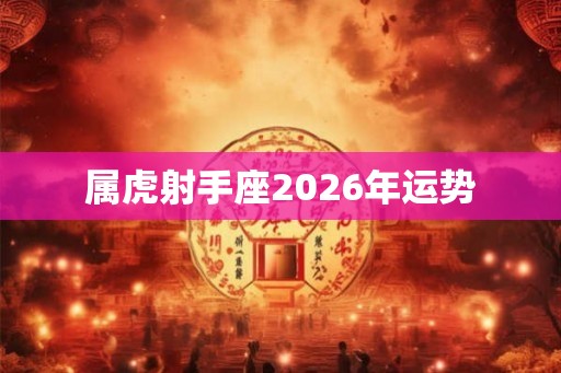 属虎射手座2026年运势