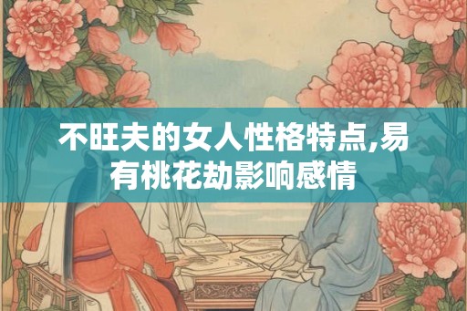 不旺夫的女人性格特点,易有桃花劫影响感情 不旺夫的女人性格特点,易有桃花劫影响感情
