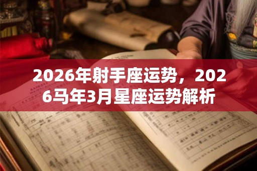 2026年射手座运势，2026马年3月星座运势解析