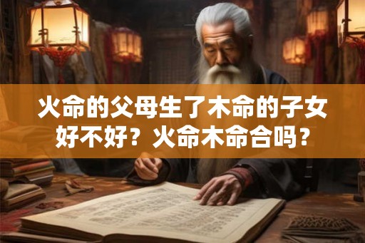 火命的父母生了木命的子女好不好?火命木命合吗? 火命的父母生了木命的子女好不好?火命木命合吗?