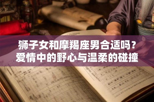 狮子女和摩羯座男合适吗?爱情中的野心与温柔的碰撞 狮子女和摩羯座男合适吗?爱情中的野心与温柔的碰撞