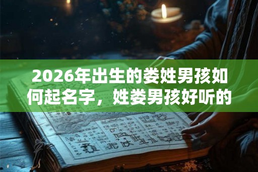 2026年出生的娄姓男孩如何起名字，姓娄男孩好听的名字