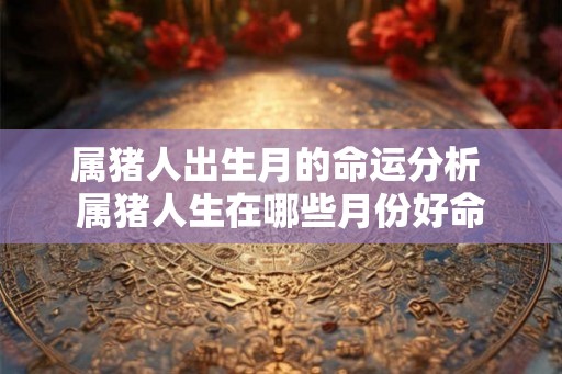 属猪人出生月的命运分析 属猪人生在哪些月份好命