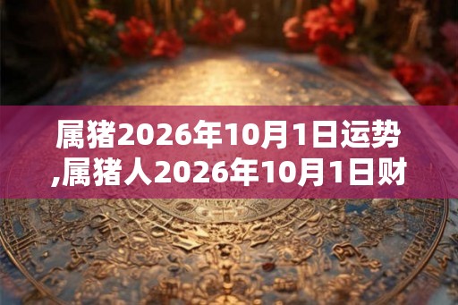 属猪2026年10月1日运势,属猪人2026年10月1日财运,生肖猪2026年10月1日运势 属猪2026年10月1日运势,属猪人2026年10月1日财运,生肖猪2026年10月1日运势