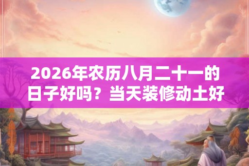 2026年农历八月二十一的日子好吗?当天装修动土好不好? 2026年农历八月二十一的日子好吗?当天装修动土好不好?