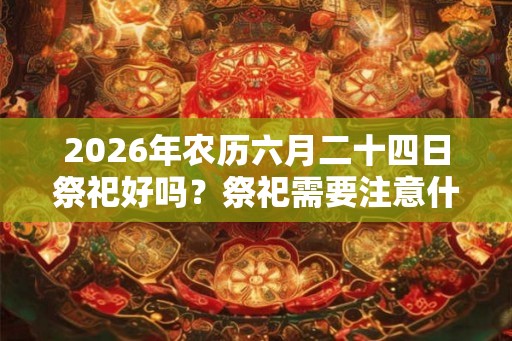 2026年农历六月二十四日祭祀好吗?祭祀需要注意什么? 2026年农历六月二十四日祭祀好吗?祭祀需要注意什么?